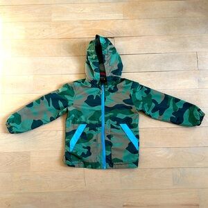 Mini BODEN Kids Water Resistant Camo Jacket
